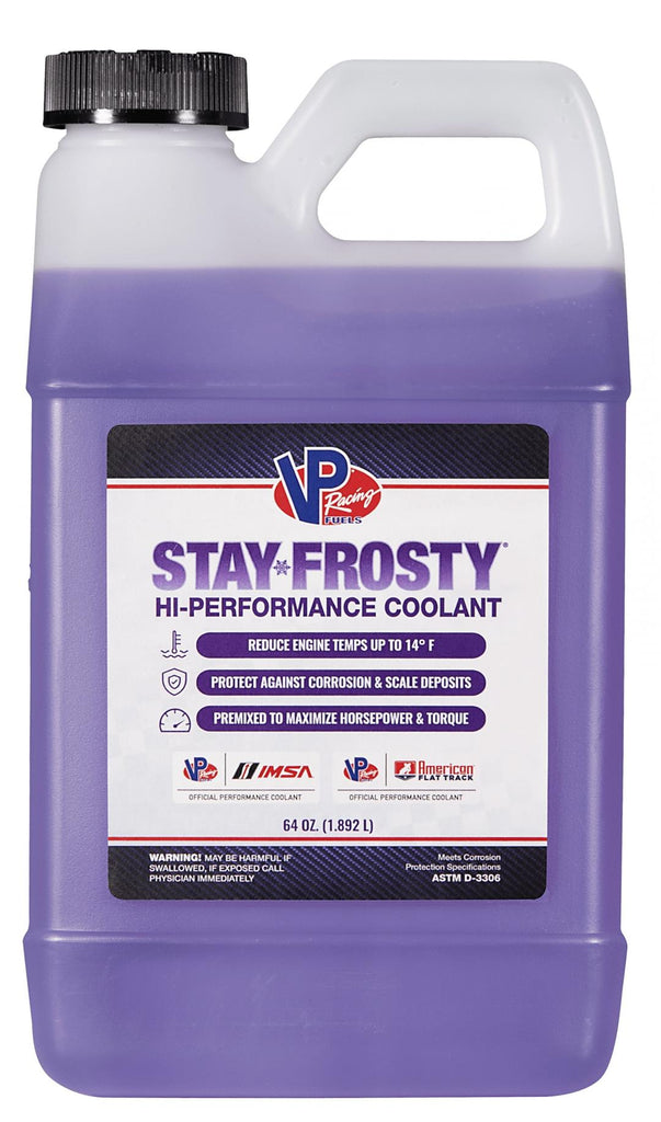 VP Racing 2088
Engine Coolant; STAY FROSTY ™; Pre-Mixed; Hi-Performance; 0.5 Gallon; Set Of 4 - Lee Motorsports
