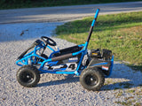 MotoTec Mud Monster 98cc Kids Go Kart Full Suspension 1 Seat