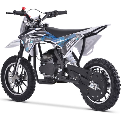 MotoTec Demon 40cc 4-Stroke Kids Gas Dirt Bike Blue, White or Green