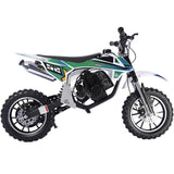 MotoTec Warrior 52cc 2-Stroke Kids Gas Dirt Bike