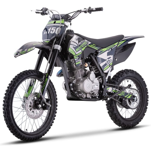 MotoTec X4 150cc 4-Stroke Gas Dirt Bike Black