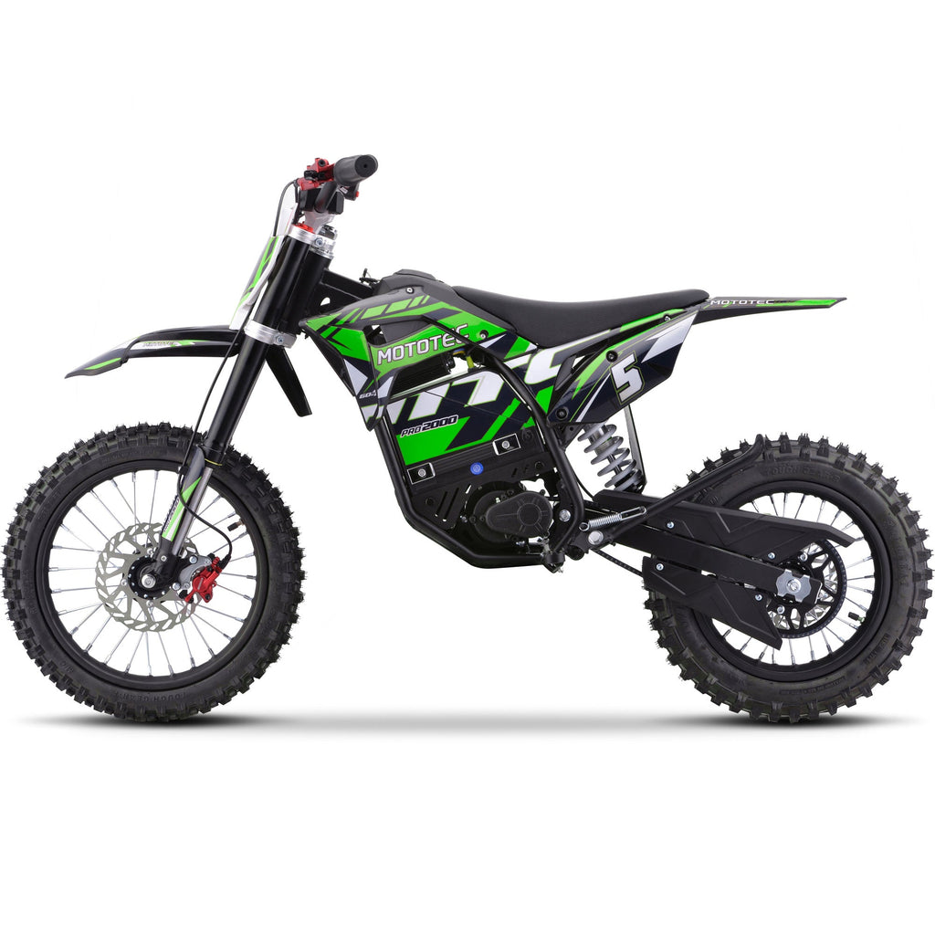 MotoTec 60v Pro Electric Dirt Bike 2000w Lithium