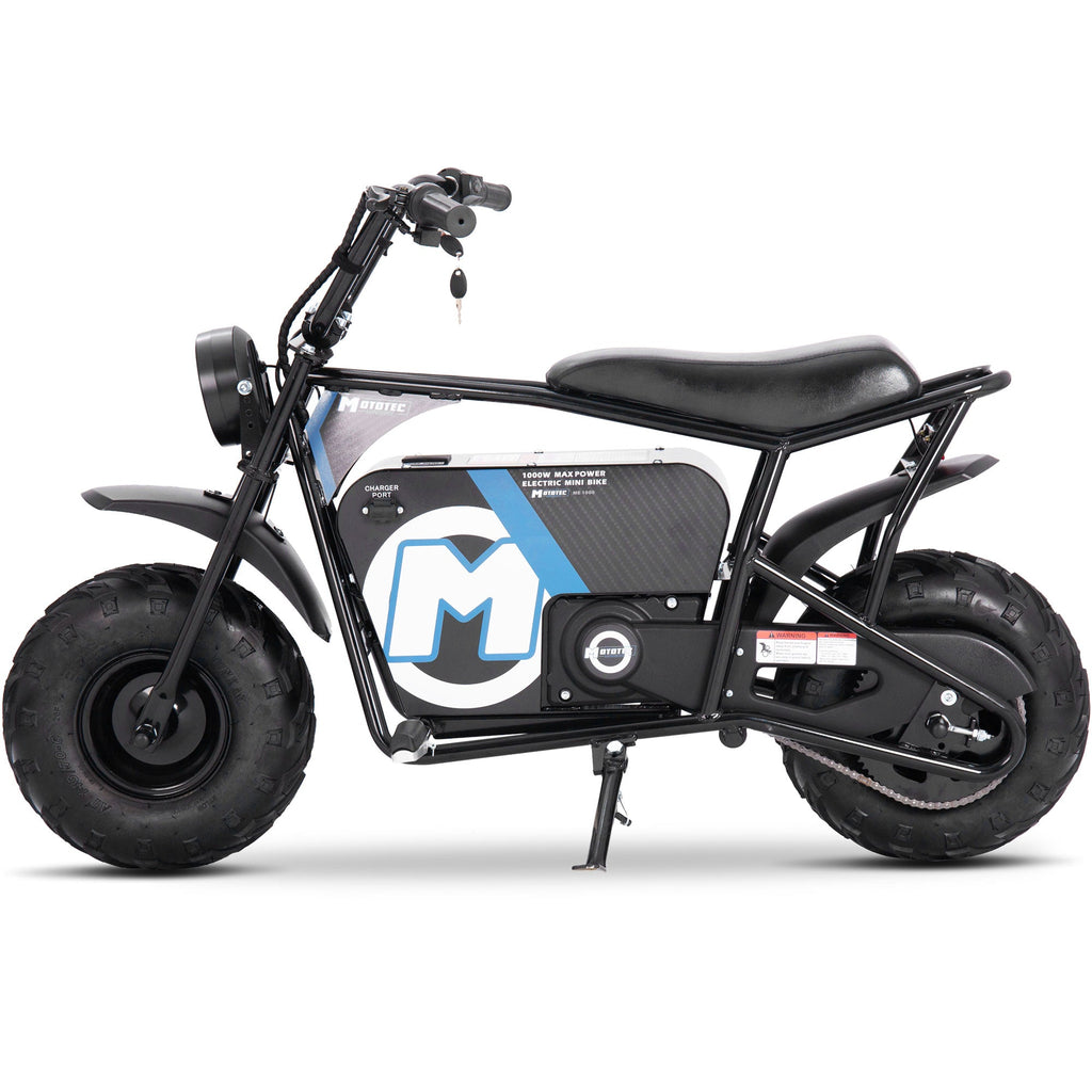 MotoTec 48v 1000w Electric Mini Bike