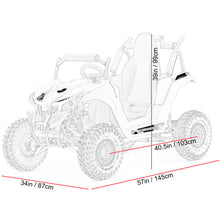 Load image into Gallery viewer, MotoTec Raider Kids UTV 48v 1200w Full Suspension