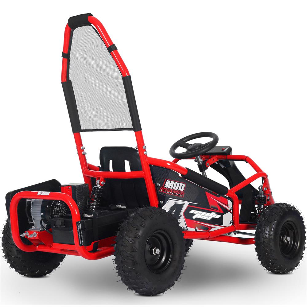 MotoTec Mud Monster Kids Electric 48v 1000w GoKart Full Suspension