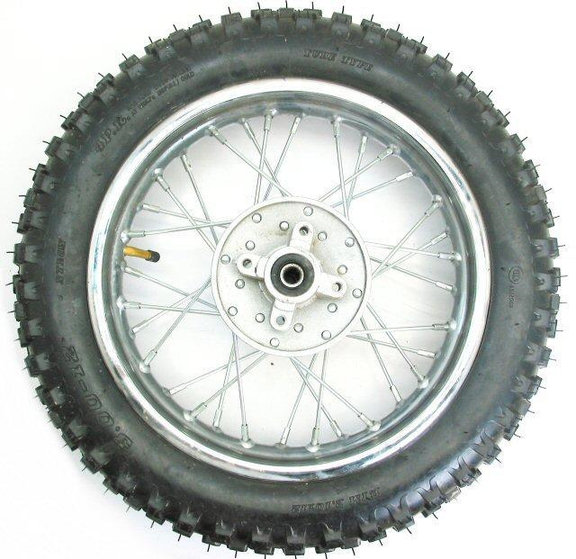 Universal Parts 12" Dirt Bike Rear Wheel Assembly (143-2)