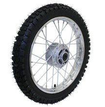 Load image into Gallery viewer, Universal Parts 14&quot; Dirt Bike Front Wheel Assembly (143-3)