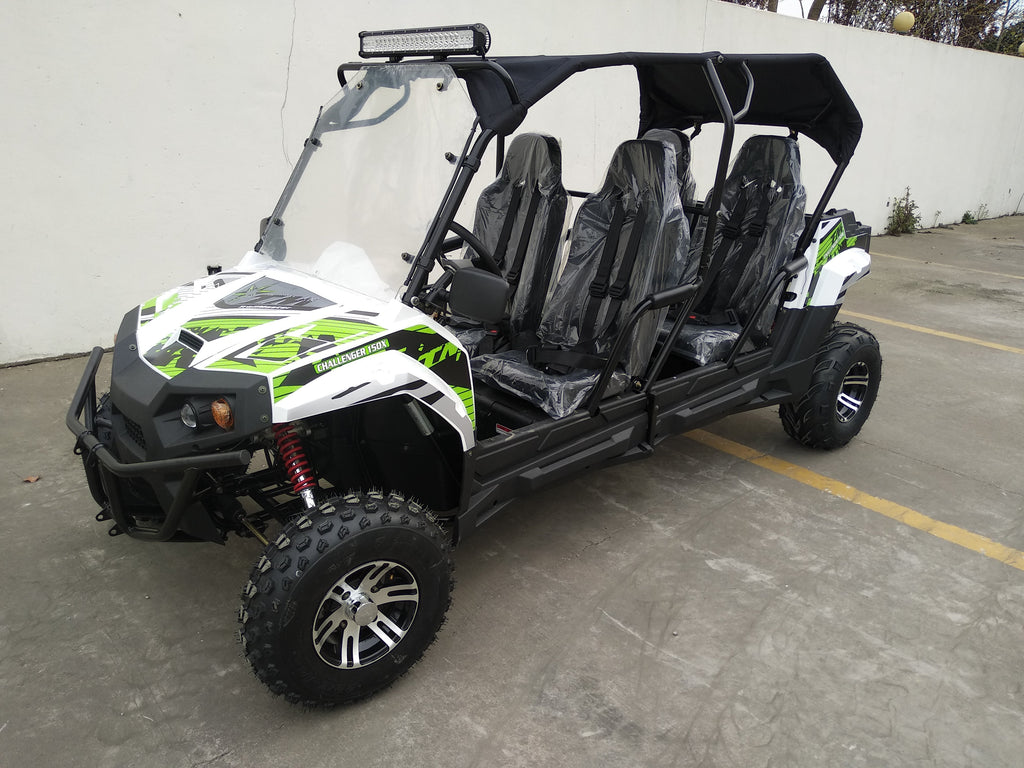 TrailMaster Challenger 4-200EX UTV side-by-side  Great Family Fun, Adjustable seat and steering Wheel, Throttle Limiter - Lee Motorsports