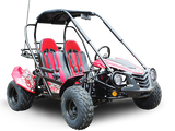 Trailmaster ULTRA BLAZER 200 Go Kart High Back seats, Live Rear Axle, Double A-Arms, Coil Over Shocks