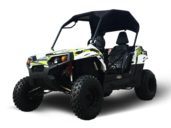 Trailmaster Challenger 200X 169cc UTV Live Rear Axle, Over the Shoulder harness, Youth and Adult, Speed Limiter - Lee Motorsports