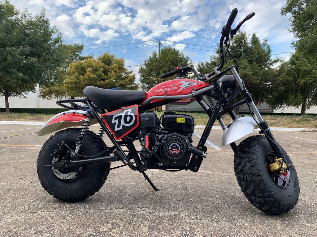 Trailmaster Mini Bike MB200X Hurricane  ALL NEW WITH FRONT AND REAR BRAKES, 196cc engine - Lee Motorsports