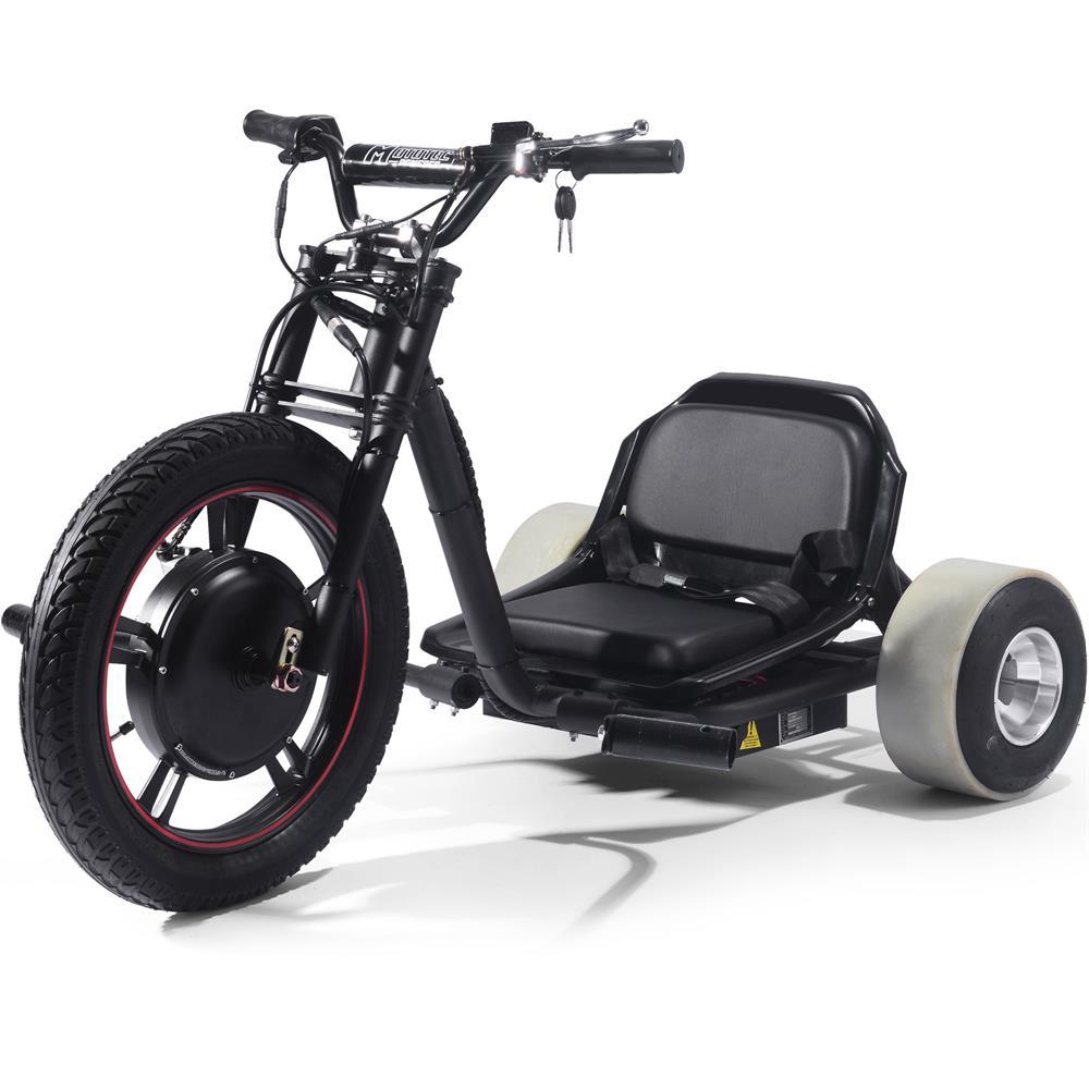 MotoTec Drifter 48v 800w Electric Trike Lithium Front Wheel Drive - Lee Motorsports