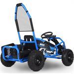 MotoTec Mud Monster 48v 1000w Kids Electric Go Kart Full Suspension Blue - Lee Motorsports