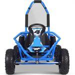 MotoTec Mud Monster 48v 1000w Kids Electric Go Kart Full Suspension Blue - Lee Motorsports