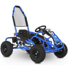 Load image into Gallery viewer, MotoTec Mud Monster 98cc Kids Go Kart Full Suspension Blue - Lee Motorsports