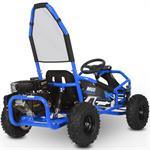 MotoTec Mud Monster 98cc Kids Go Kart Full Suspension Blue - Lee Motorsports