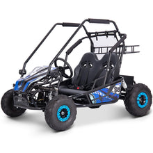 Load image into Gallery viewer, MotoTec Mud Monster XL 60v 2000w Electric Go Kart Full Suspension Blue - Lee Motorsports