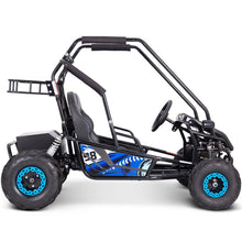 Load image into Gallery viewer, MotoTec Mud Monster XL 60v 2000w Electric Go Kart Full Suspension Blue - Lee Motorsports