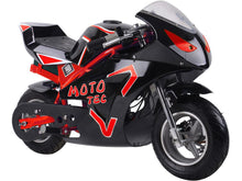 Load image into Gallery viewer, MotoTec 36v 500w Electric Pocket Bike GT Red - Lee Motorsports