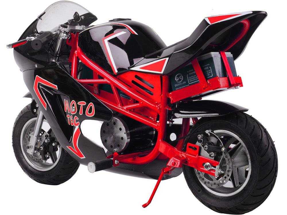 MotoTec 36v 500w Electric Pocket Bike GT Red - Lee Motorsports