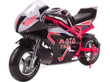 Load image into Gallery viewer, MotoTec 36v 500w Electric Pocket Bike GT Red - Lee Motorsports