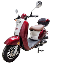 Load image into Gallery viewer, Trailmaster Milano 50 N Scooter Euro Style, Two Tone , LED head Light, Electric Start 49.5CC moped - Lee Motorsports