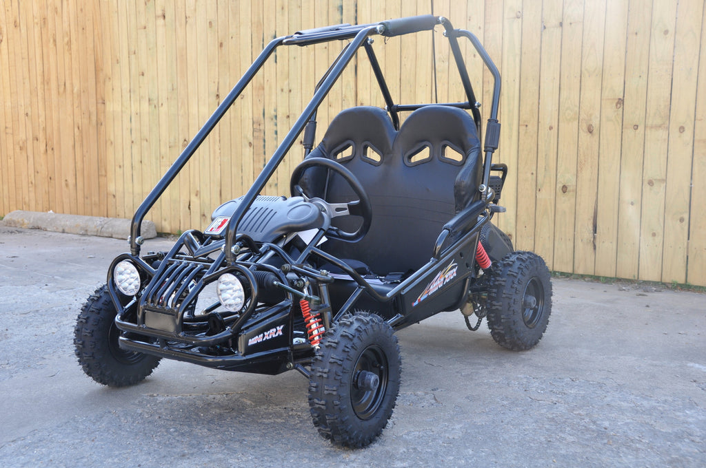 Trailmaster Mini XRX+ Go Kart Buggy, High Back Seats, Adjustable for Younger Riders, Throttle Limiter Remote Kill No Reverse - Lee Motorsports
