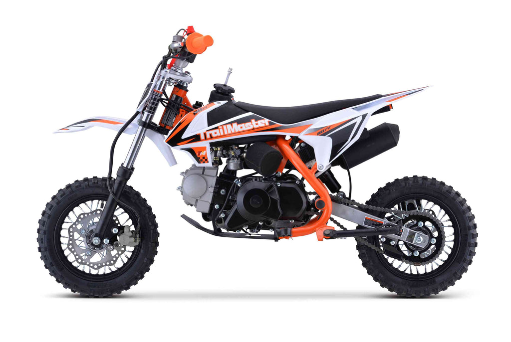 Trailmaster TM11 Dirt Bike 110cc Automatic Great Kids Bike, Electric Start, More power 25" inch seat 10 inch rims. - Lee Motorsports