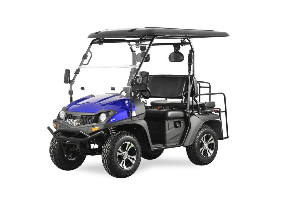 TrailMaster Taurus 200GX UTV / Golf Cart / side-by-side With Full length roof. Four seat cargo area  DOT light package - Lee Motorsports