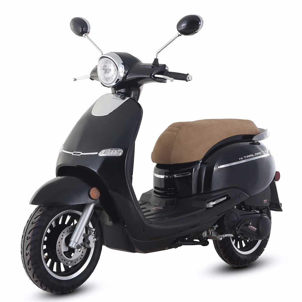 Trailmaster Turino 50 Scooter Great Mileage 49.5 cc Moped Scooter - Lee Motorsports