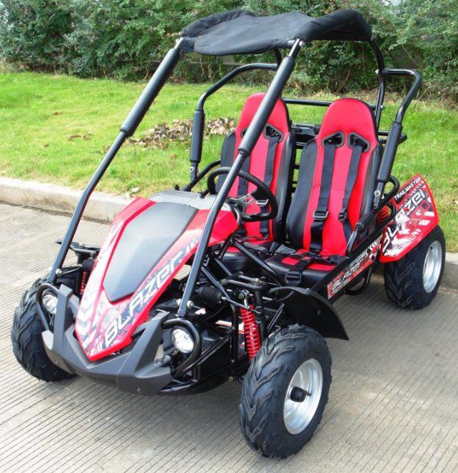 Trailmaster Blazer 200R Go Kart Youth Go Kart.  Ages 10 and up, Mid size Kids cart, Body Kit with reverse. - Lee Motorsports